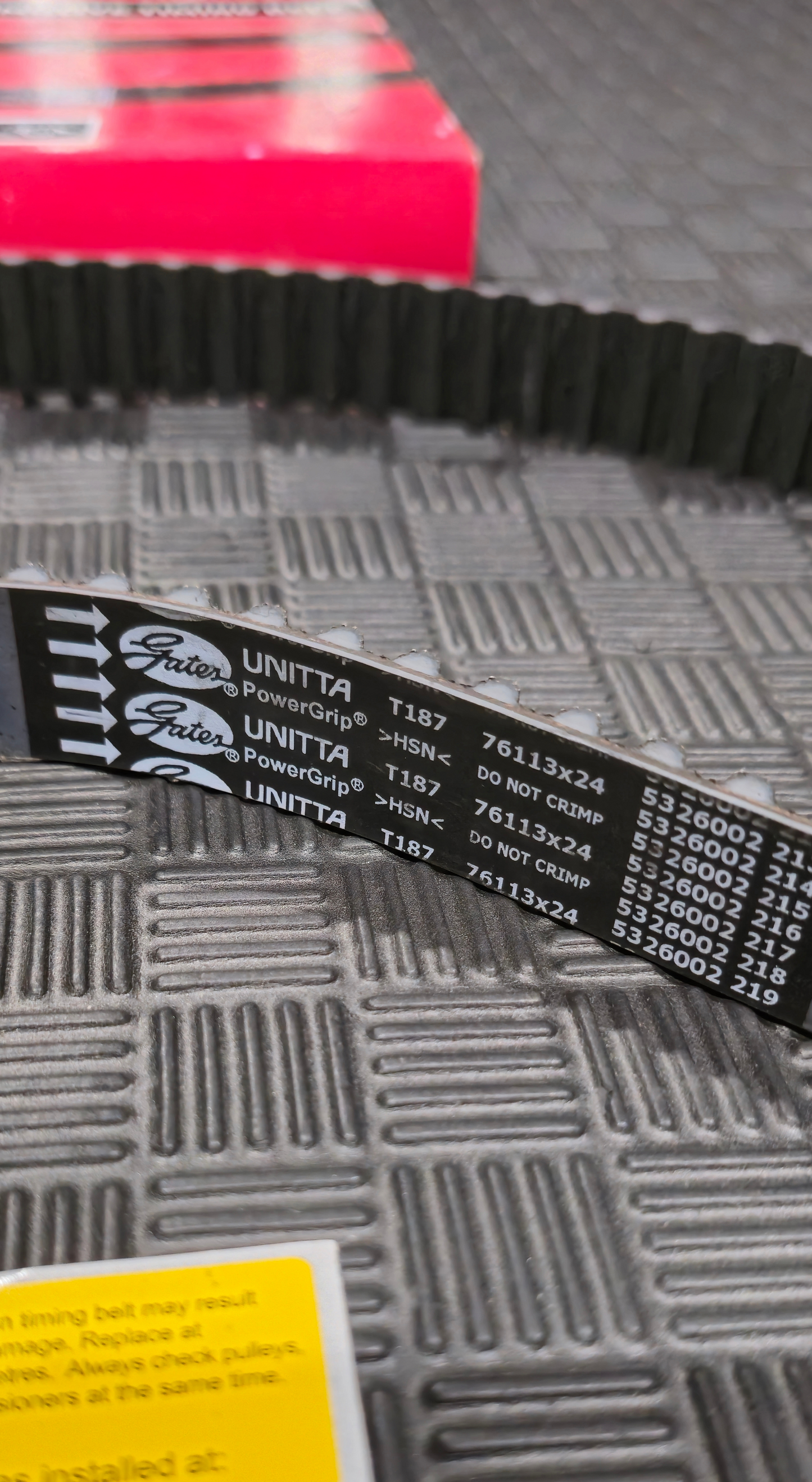 GATES T187 TIMING BELT - HONDA ACCORD / ODYSSEY / PRELUDE