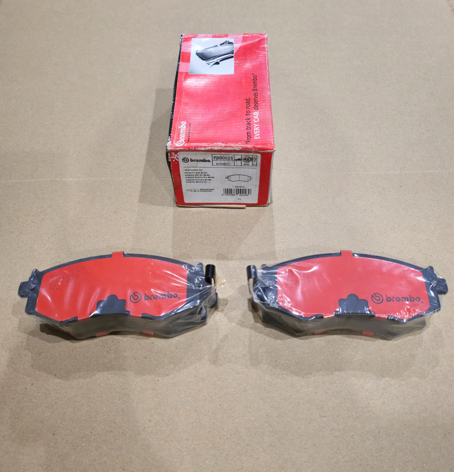 NISSAN S13 CA18-DET BREMBO FRONT BRAKE PADS - P30002S