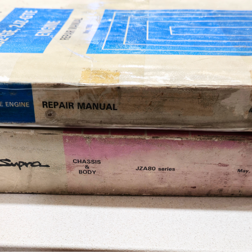 JZA80 SUPRA AND 2JZGTE/GE FACTORY TOYOTA WORKSHOP MANUALS