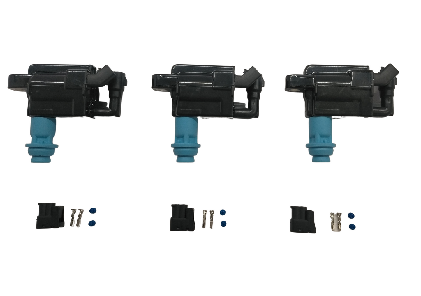 1JZ / 2JZ VVTI COIL PACKS x 3 - CONNECTORS, PINS AND SEALS INCLUDED