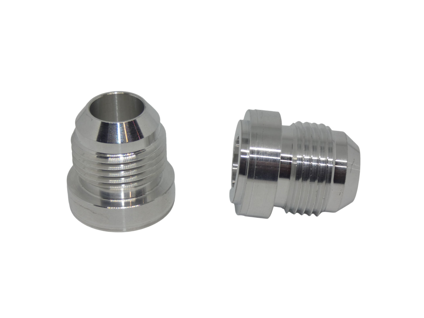 AN10 WELD ON FITTING ALUMINIUM - 2 PACK