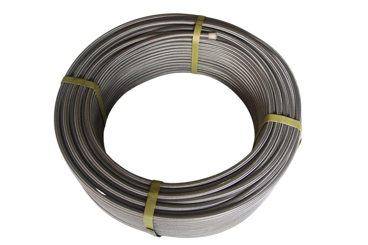 AN4 PTFE STAINLESS BRAIDED HOSE - SOLD PER METER