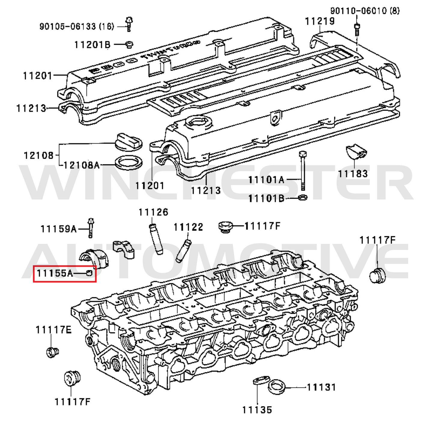 1JZ / 2JZ CAM CAP / OIL PUMP LOCATING DOWEL