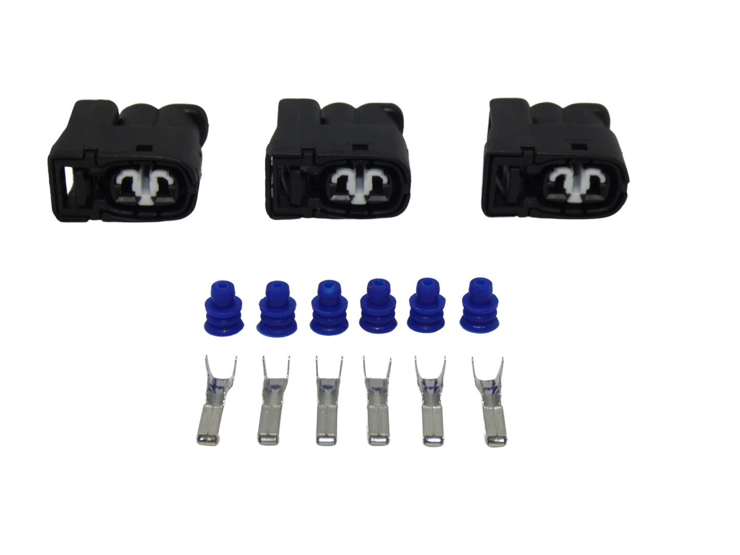 1JZ / 2JZ VVTI COIL PACKS x 3 - CONNECTORS, PINS AND SEALS INCLUDED