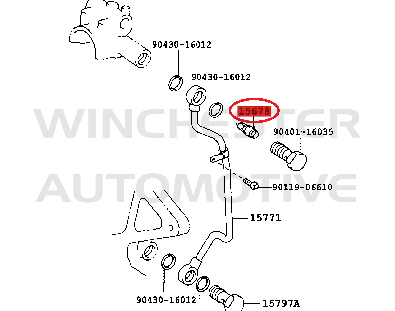 1JZ / 2JZ VVTI SOLENOID FEED LINE FILTER
