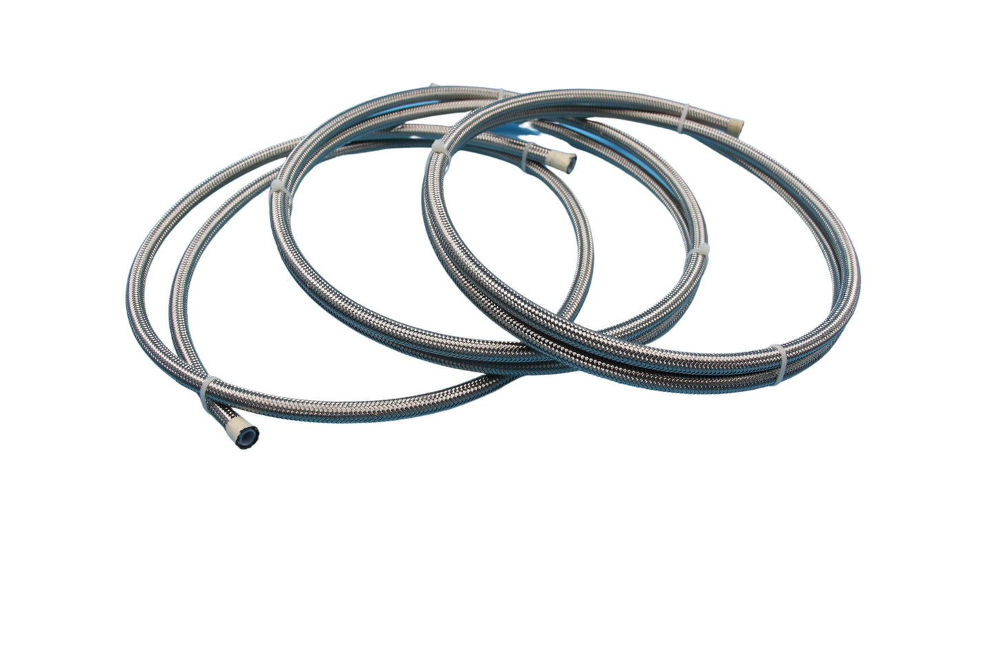 AN4 PTFE STAINLESS BRAIDED HOSE - SOLD PER METER