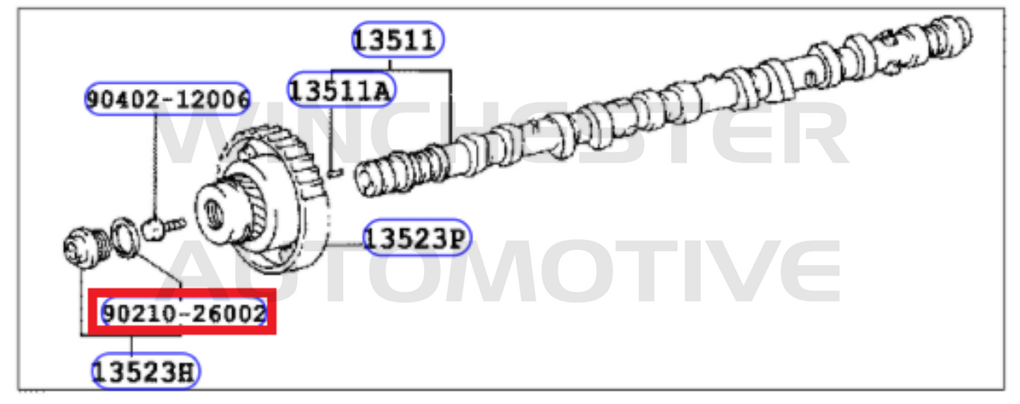 1JZ / 2JZ VVTI BOLT CAP WASHER