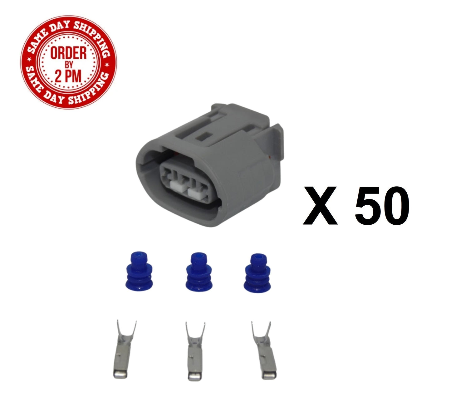 WORKSHOP PACK 50 x 1JZ / 2JZ OVAL ALTERNATOR CONNECTORS