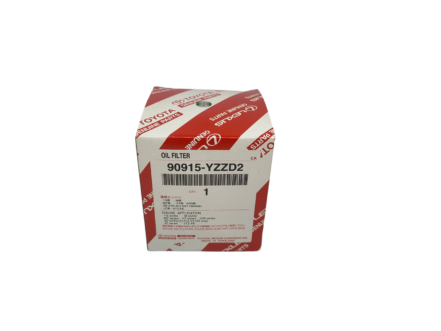 OEM TOYOTA OIL FILTER 90915-YZZD2