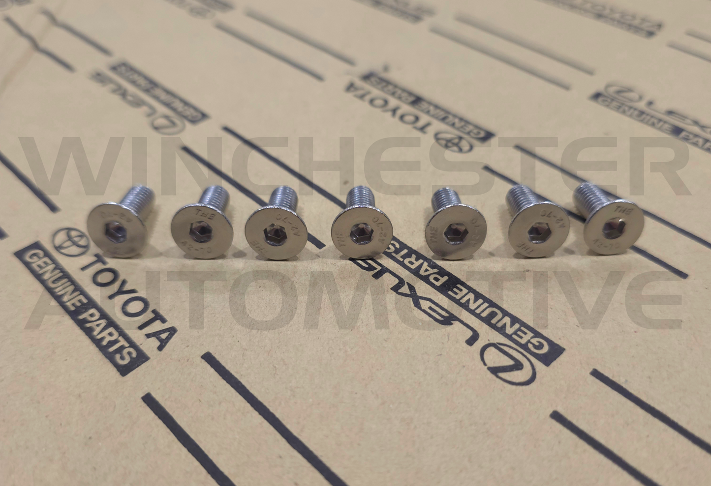 1FZ-FE LANDCRUISER OIL PUMP GEAR COVER BOLTS