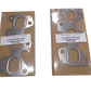 2 x 17173-88400 1JZ-GTE NON VVTI EXHAUST GASKETS