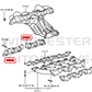 2JZ-GE VVTI OEM EXHAUST GASKET x 2 - 17173-46051