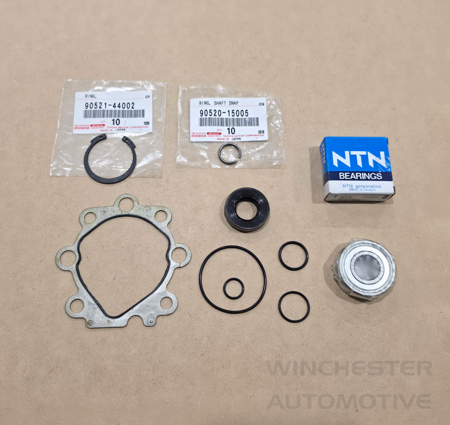 1JZ / 2JZ POWER STEERING REBUILD KIT + NTN BEARING. 04446-30120