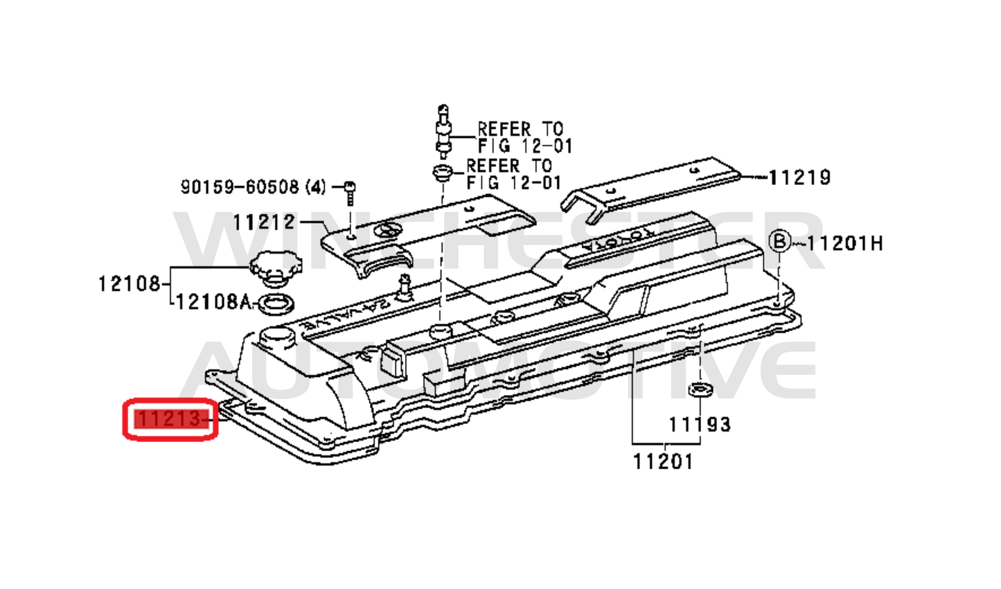 1FZ-FE LANDCRUISER CAM COVER GASKET - 112132-66021