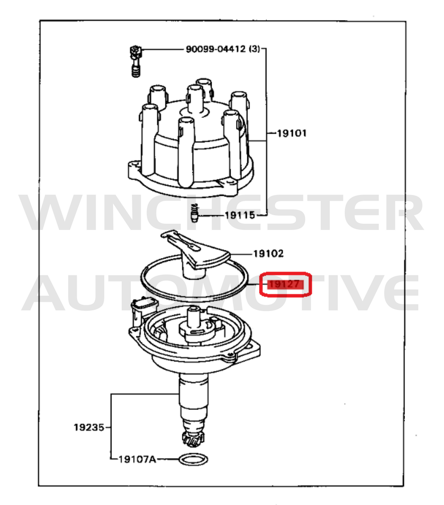 1FZ-FE OEM DISTRIBUTOR CAP SEAL