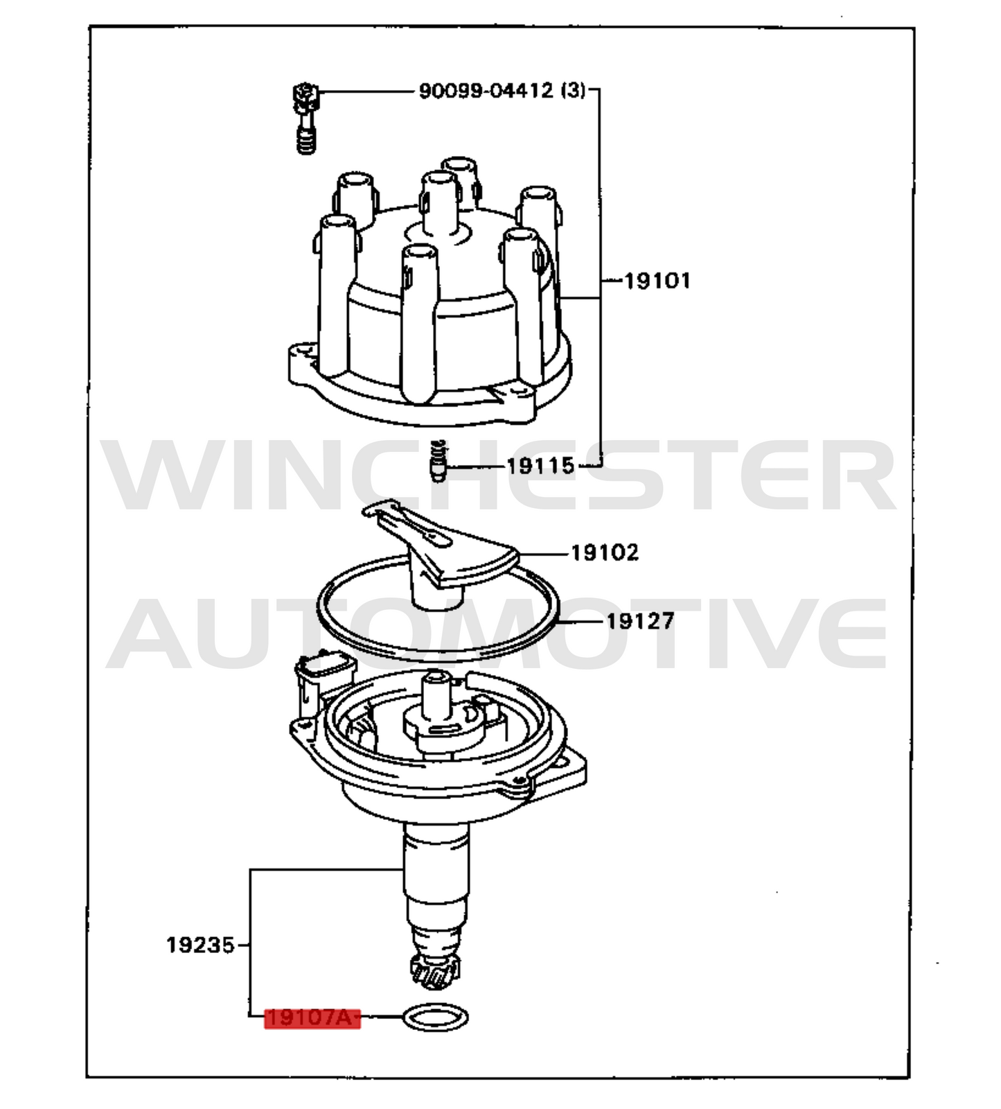 1FZ-FE DISTRIBUTOR O-RING