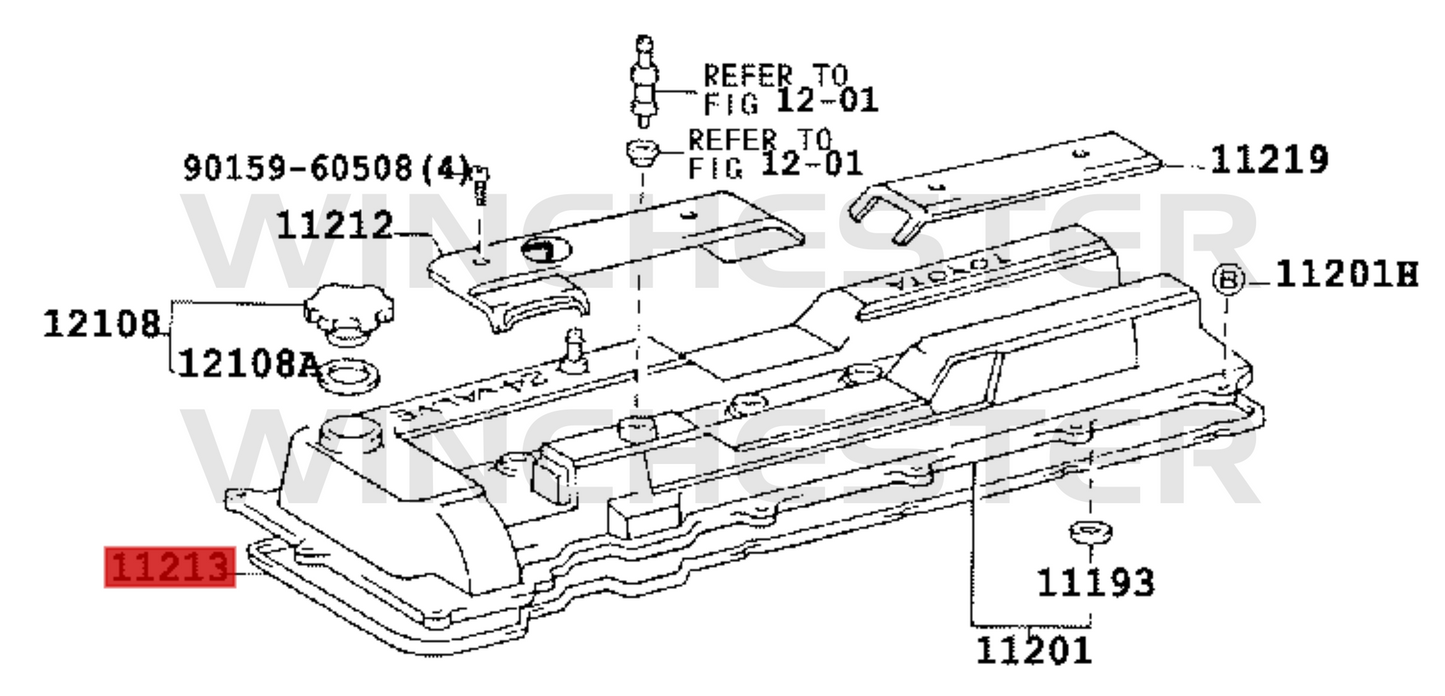 1FZ-FE LANDCRUISER ERISTIC VALVE COVER GASKET