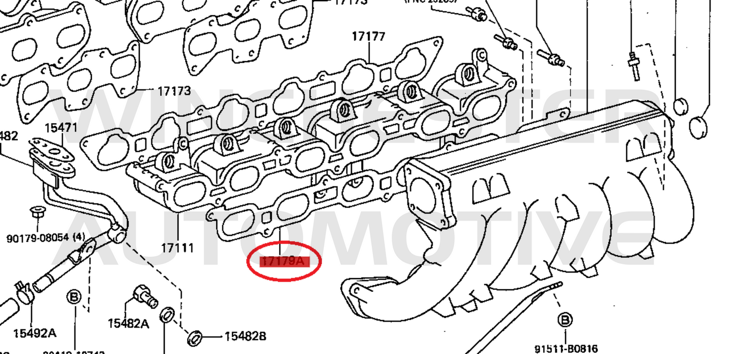 1JZ-GTE INTAKE MANIFOLD GASKET NO.2