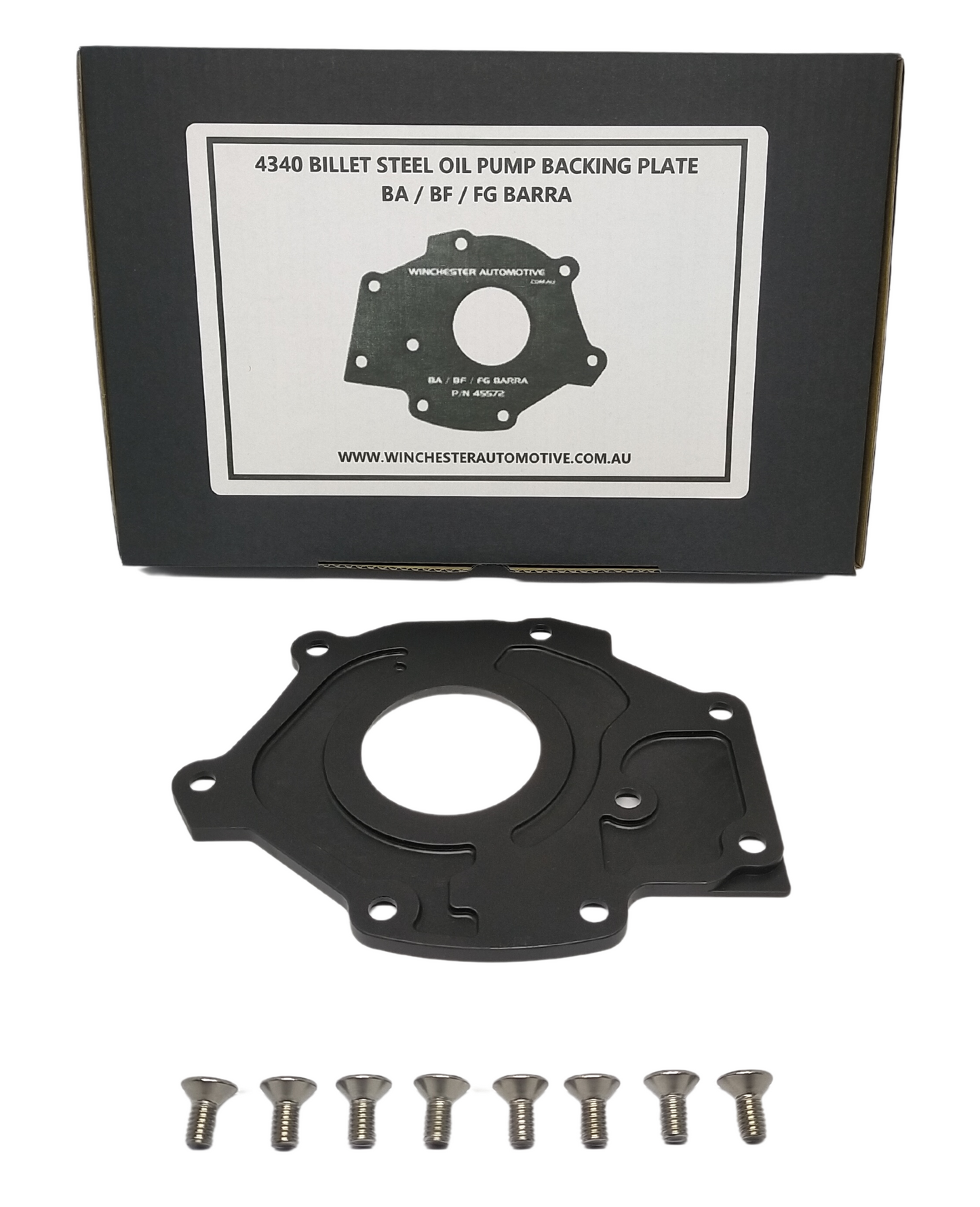 BA / BF / FG 4340 BILLET STEEL OIL PUMP BACKING PLATE