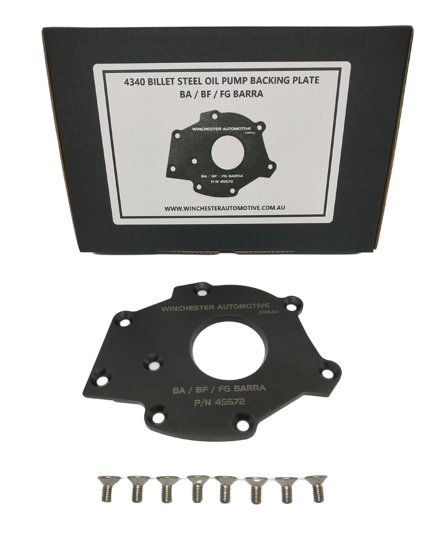 BA / BF / FG 4340 BILLET STEEL OIL PUMP BACKING PLATE