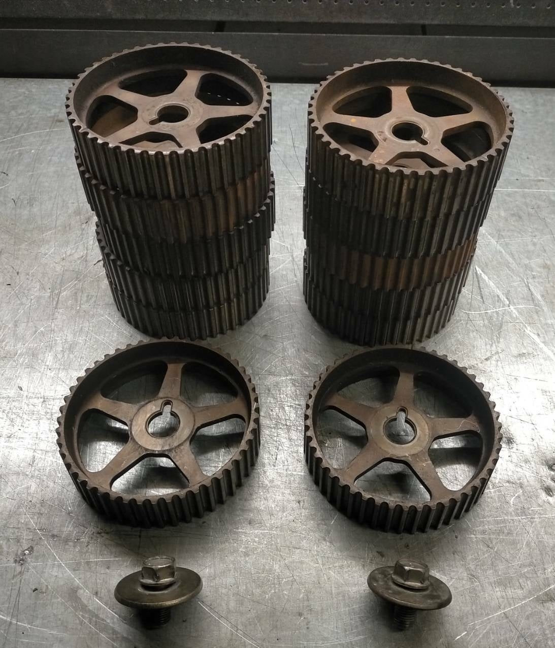 2 x 1JZ / 2JZ FACTORY CAM GEARS AND BOLTS