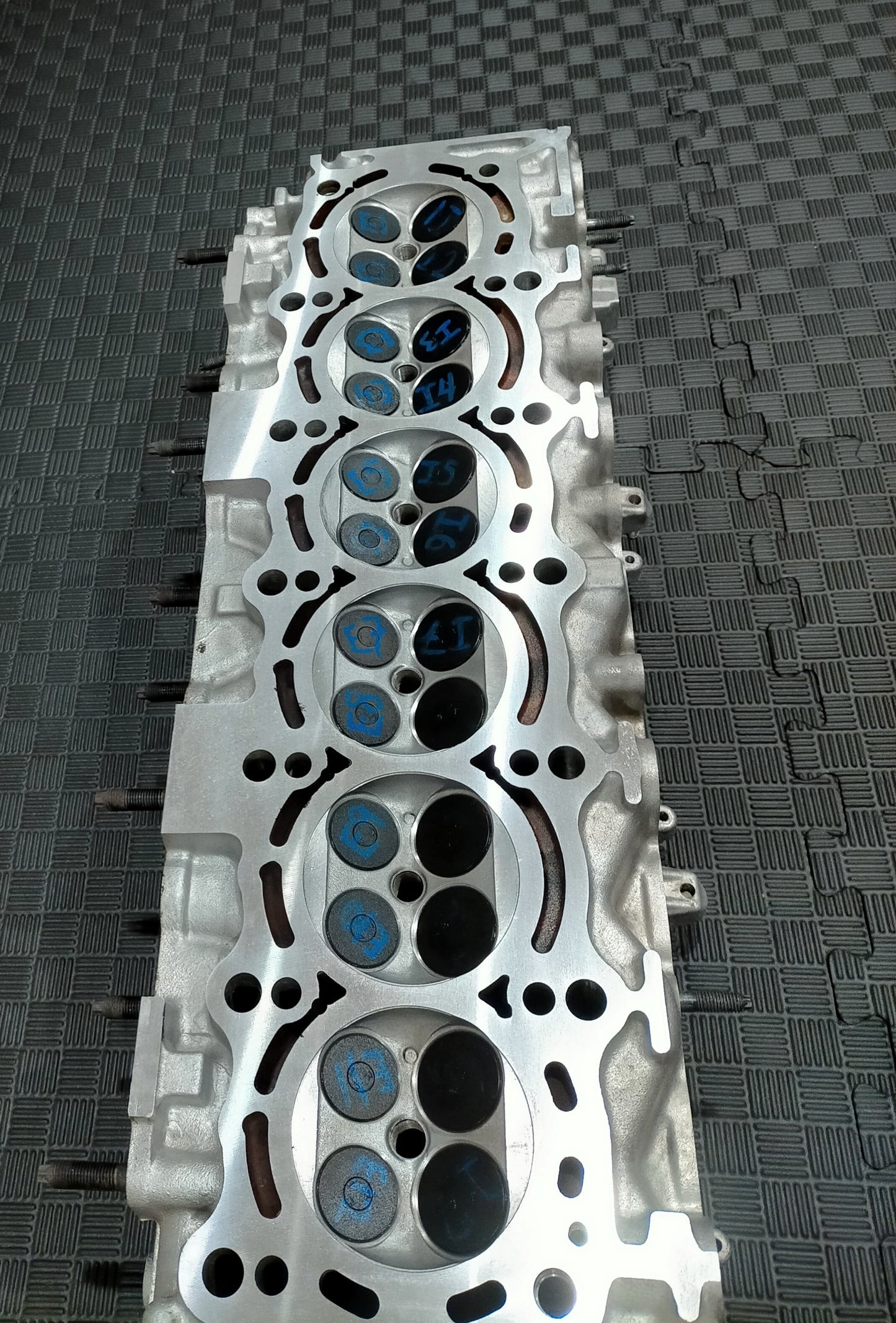 2JZ-GE CYLINDER HEAD, NEW GSC VALVE STEM SEALS, MACHINED DECK