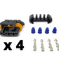 4 x GM / HOLDEN LS1 V8 COIL PACK CONNECTOR, PINS, SEALS