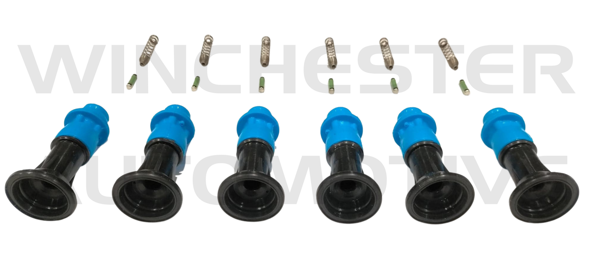 6 x R35 GTR COIL PACK SHORT STALKS, RESISTORS AND SPRINGS – Winchester