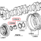 1JZ-GTE / 2JZ-GTE TIMING BELT CRANK PULLEY AND TIMING BELT GUIDE