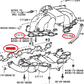 OEM TOYOTA 1FZ-FE INTAKE MANIFOLD GASKET SET