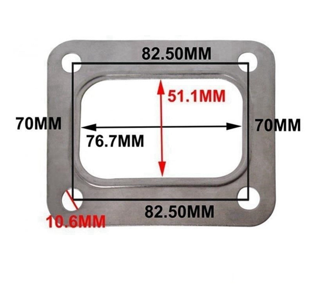 10 x T4 OPEN SCROLL TURBO GASKETS